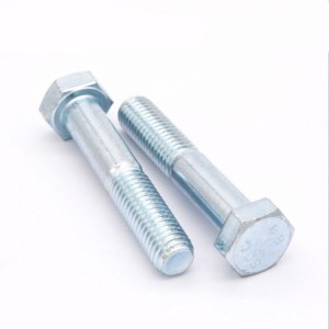 China zinc 4.8 8.8 10.9 12.9 din 933 bolts hot sale