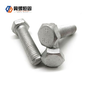 M12 Grade 8.8 Hot Dip Galvanized Hexagon Bolt