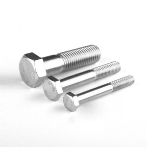 China DIN 931 fastener bolts hardware