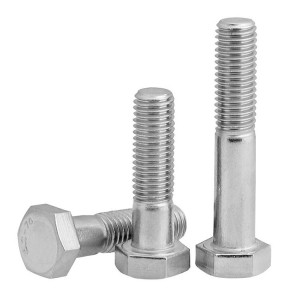 China DIN 931 fastener bolts hardware