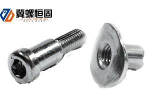 subway bolt,dacromet coating Curved Bolts