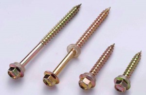 Hexagon wood screw