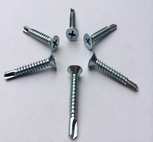 din7504p countersunk head twist drill tail self tapping screw