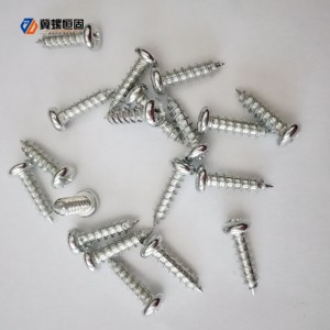 Self drilling screws with pan head